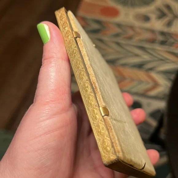 Antique French Gilt Marie Antoinette Portrait Handpainted Porcelain Wall Art - Picture 7 of 13